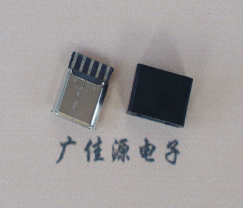 山东麦克-迈克 接口USB5p焊线母座 带胶外套 连接器