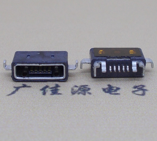 山东MICRO USB防水AB型口母头3D图纸封装