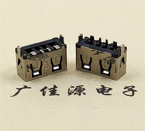 山东usb2.0接口 高度8.8/10.0立插母座 大电流3A/5A定义引脚详解