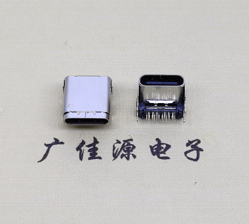 山东type c24p板上母头 typec接口数据CL=3.4,DIP+SMT端子DIP长脚